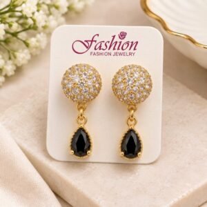 Elegant Women’s Earrings | Stylish & Lightweight | Black