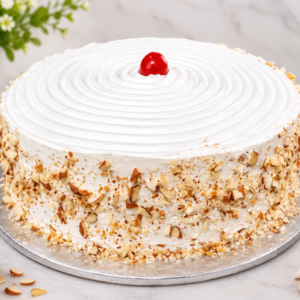 Bombay Cake | Fresh Cream & Nut Cake