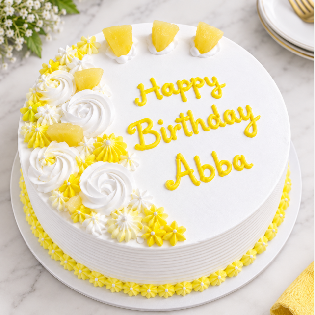 Fresh Pineapple Cake